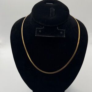 ✨ NEW Adjustable 14kt Gold Over S925 Herringbone Necklace – Elegant & Timeless ✨